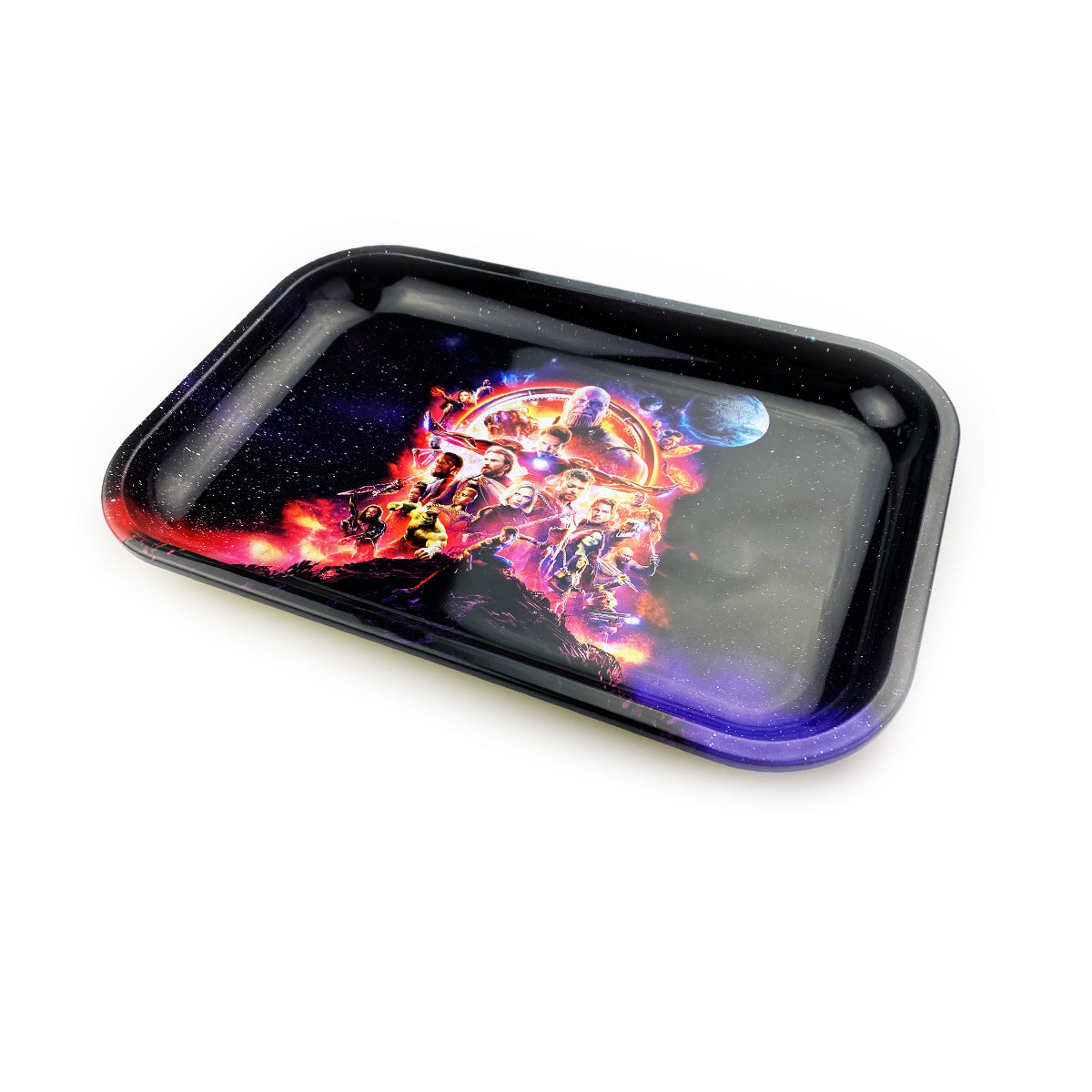 Medium Metal Rolling Tray HEROES - Size - 7.5*11.5