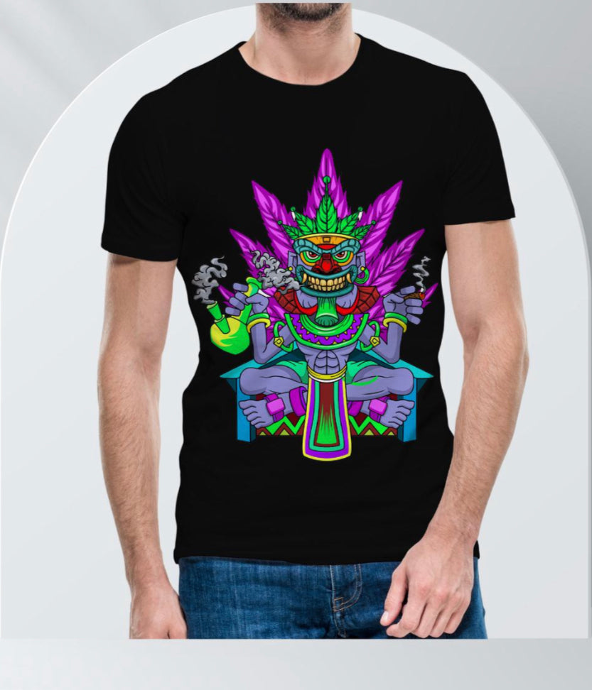 Aztec Art T-Shirt Pack of 5 Units 1-M, 1-L, 1-XL, 1-XXL, 1-XXXL -- 60% Cotton 40% Polyeste