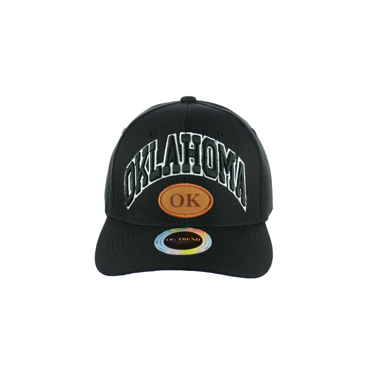Oklahoma Baseball Embroidered Hat Velcro Back
