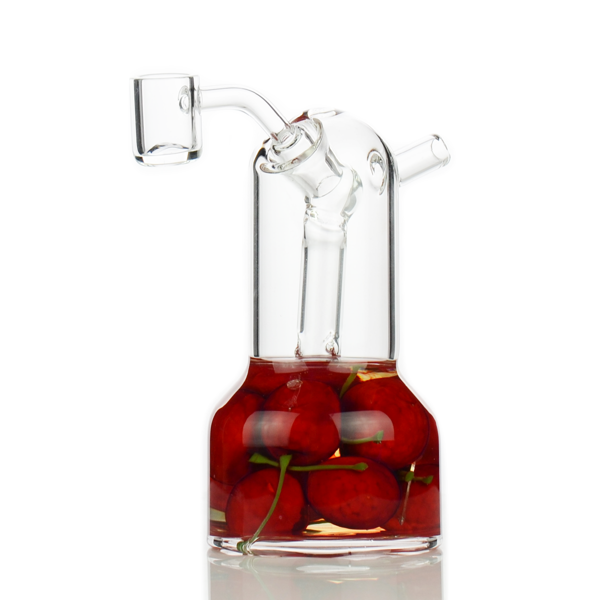 5" Cherry Jelly Water Pipe Rig with 45° Flat Banger