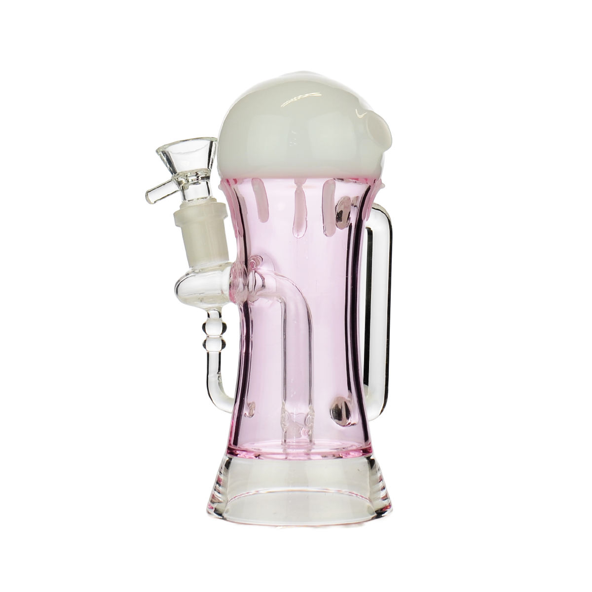 6.5" Beer Mug Water Pipe Bong with 14mm Male Bowl