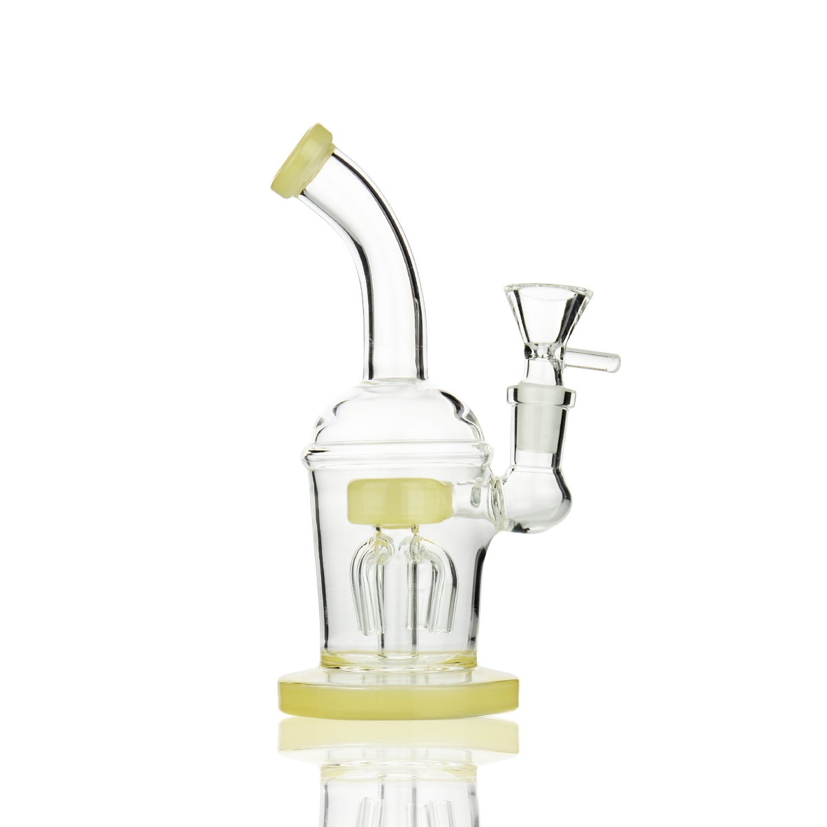 7" Water Pipe with Dome Shower and 14mm Male Bowl