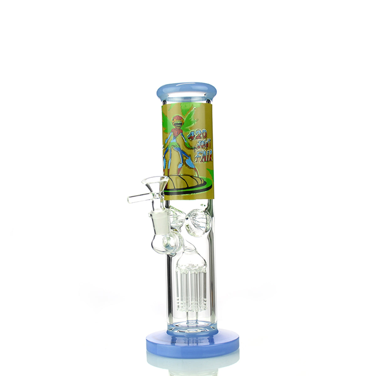 10" 420 Joint Fairy Straight Shooter with 14mm Male Bowl-- 5mm Glass