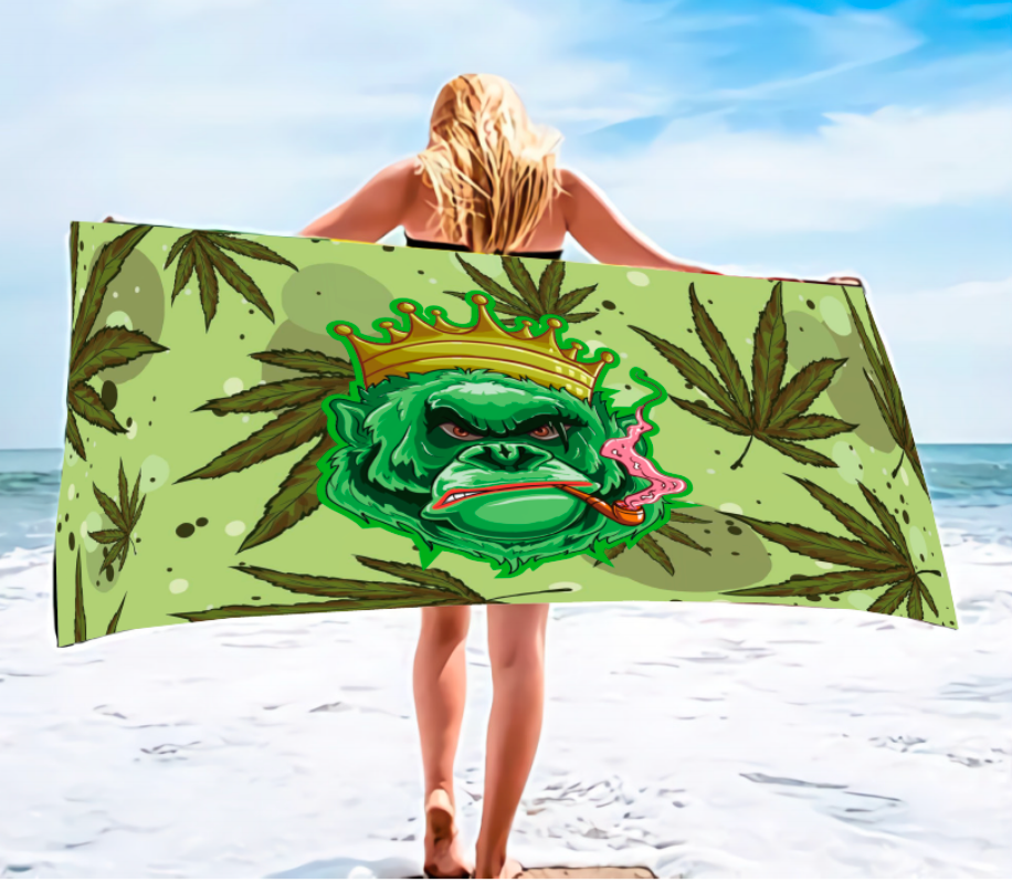 Gorilla Design Towel Size 64 x 30 Inches