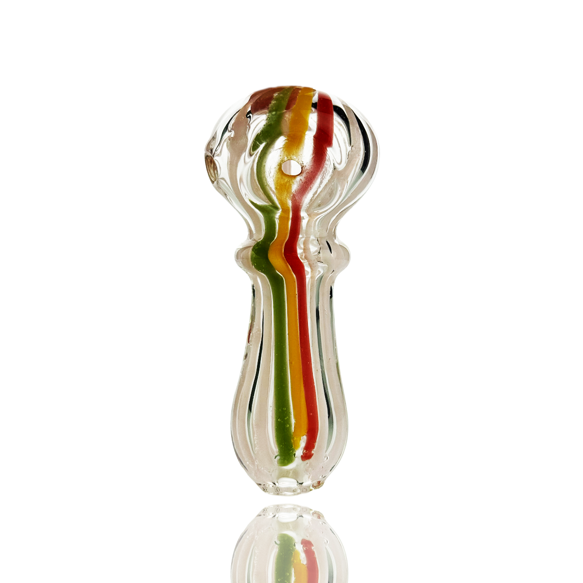 2.5" Hand Pipe Slime Rasta
