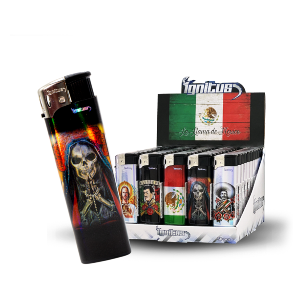 Ignitus Electric Lighter Mexico Edition – Wholesale 50-Pack