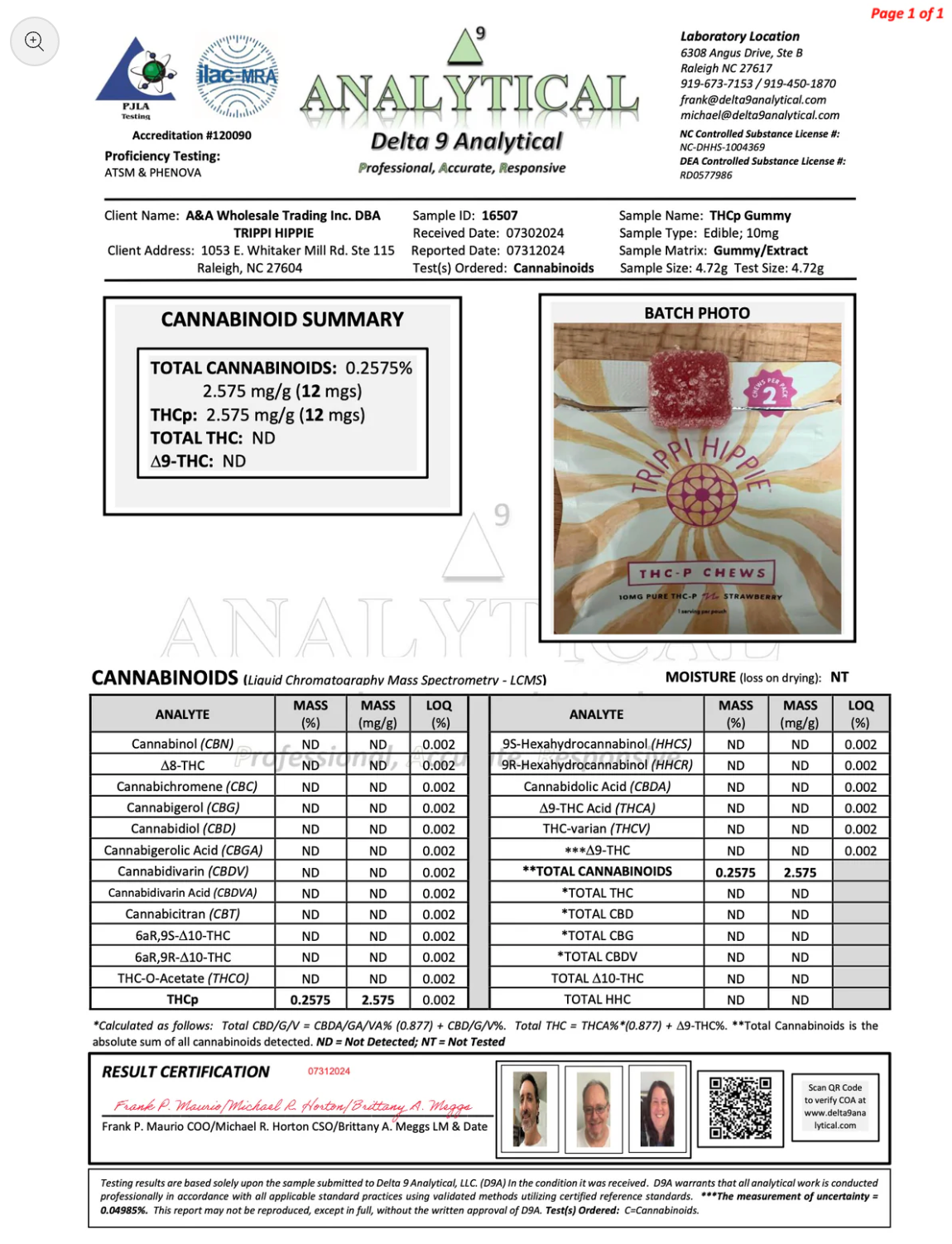 THC-P Gummies 25ct per Bottle Watermelon