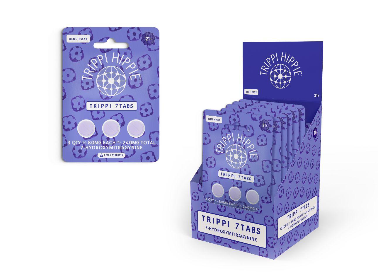 Trippi Hippie 7-OH - KT-80B- 3CT - 10 PACK DISPLAY