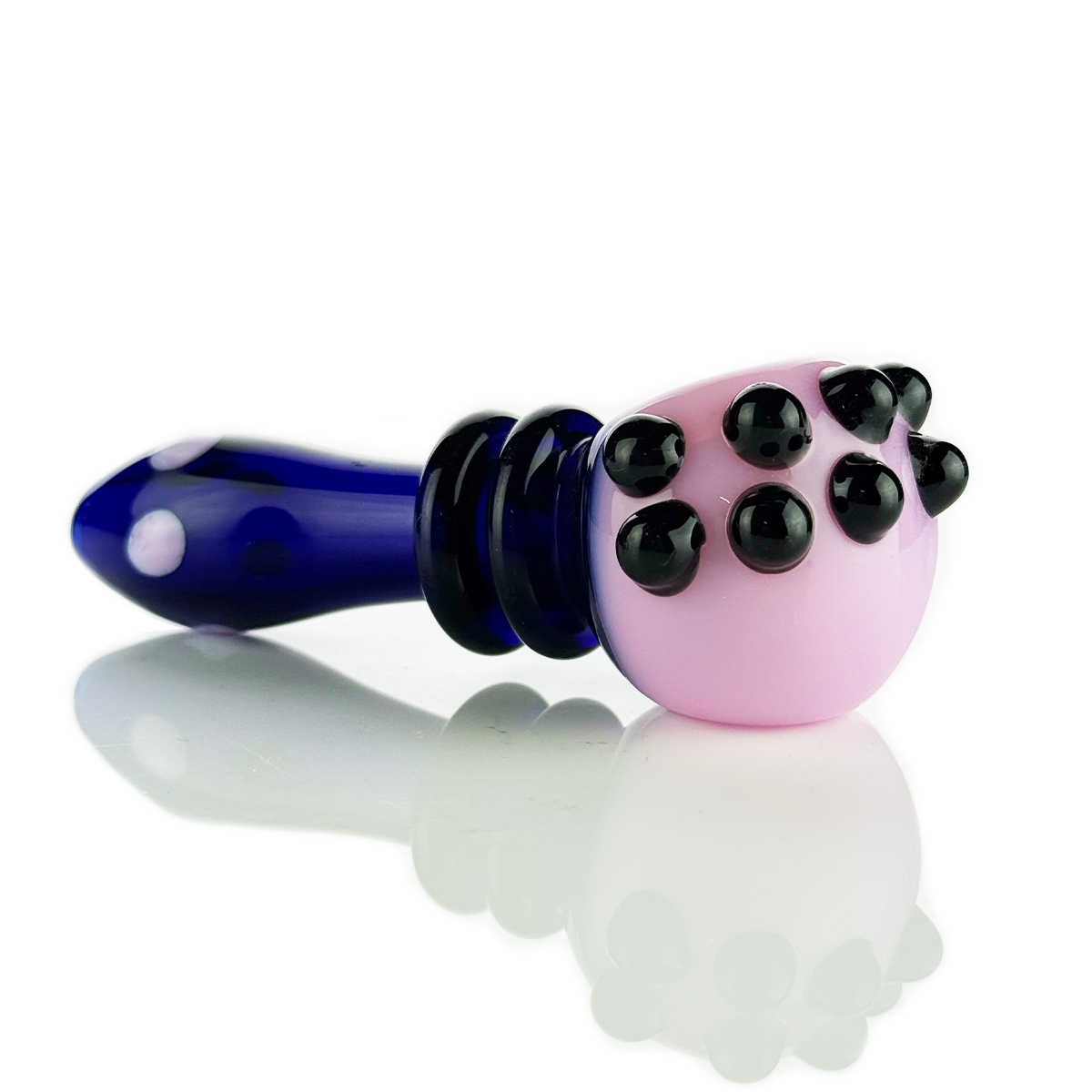 4.5" Double Ring Slime Head Hand Pipe Spoon