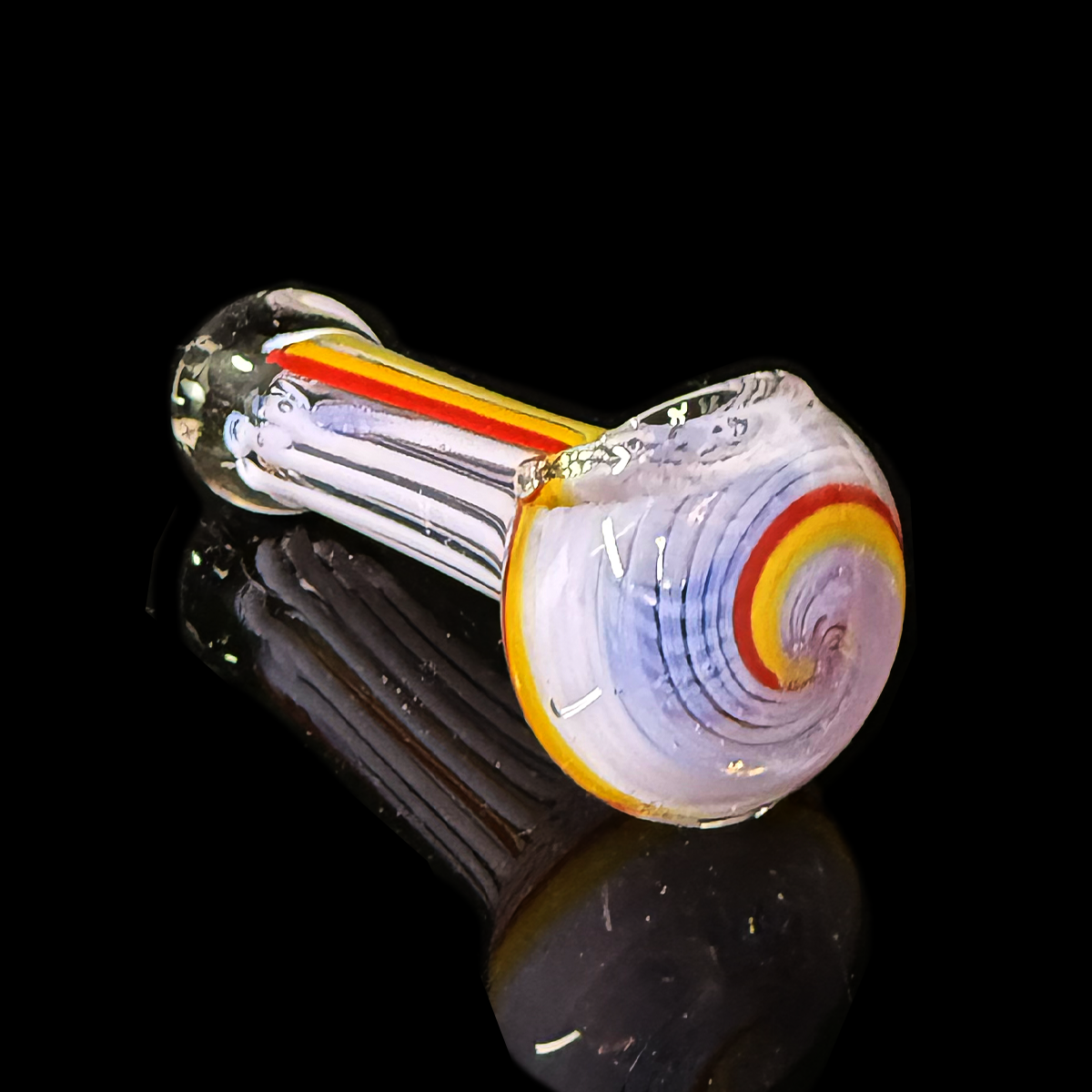 2.5" Slime Rasta Line Hand Pipe Spoon | Wholesale Glass Hand Pipe – LA Wholesale Kings