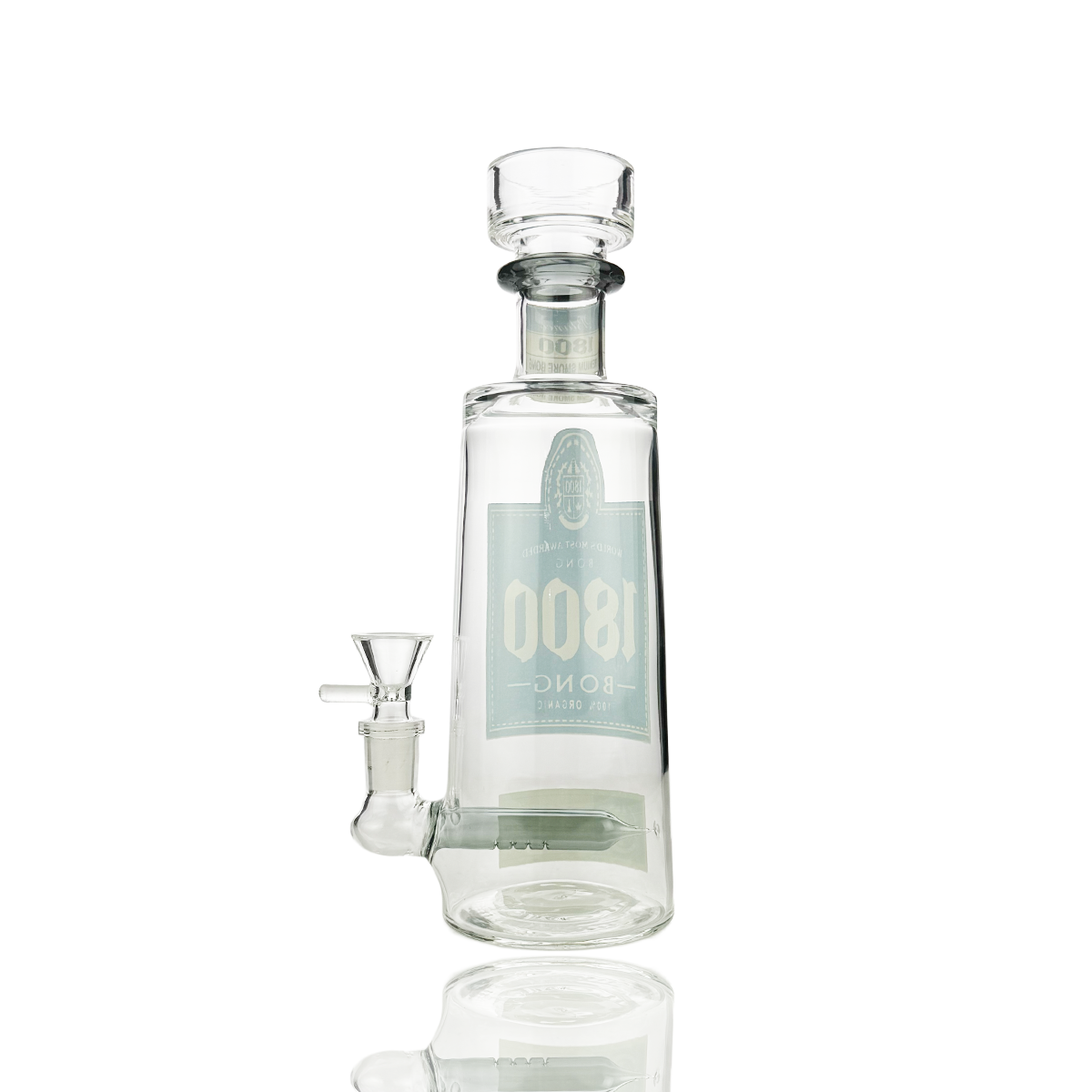 9.5" Liquor Bottle 1800 Bong with 14mm Bowl