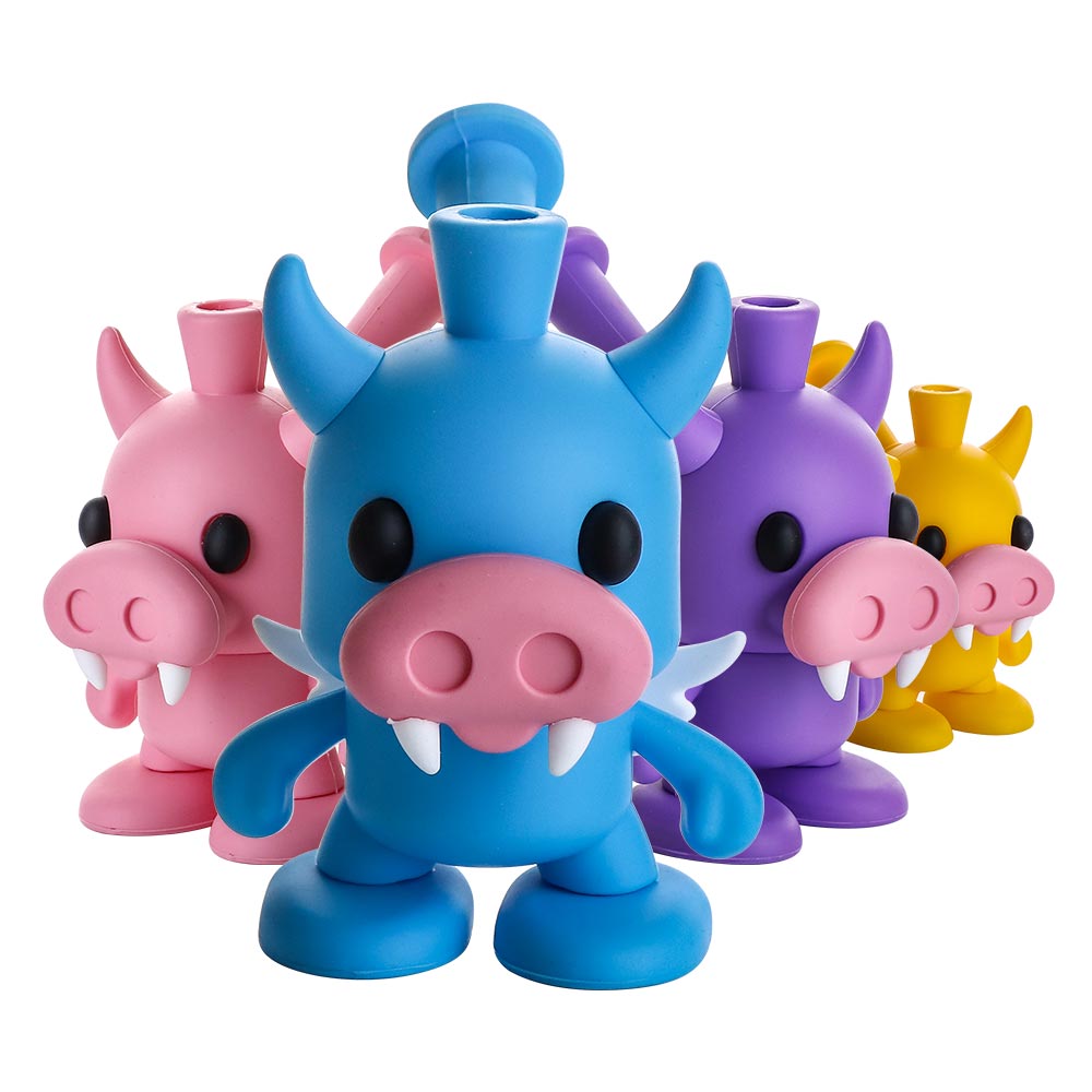 6" Silicone Water Pipe Piggy