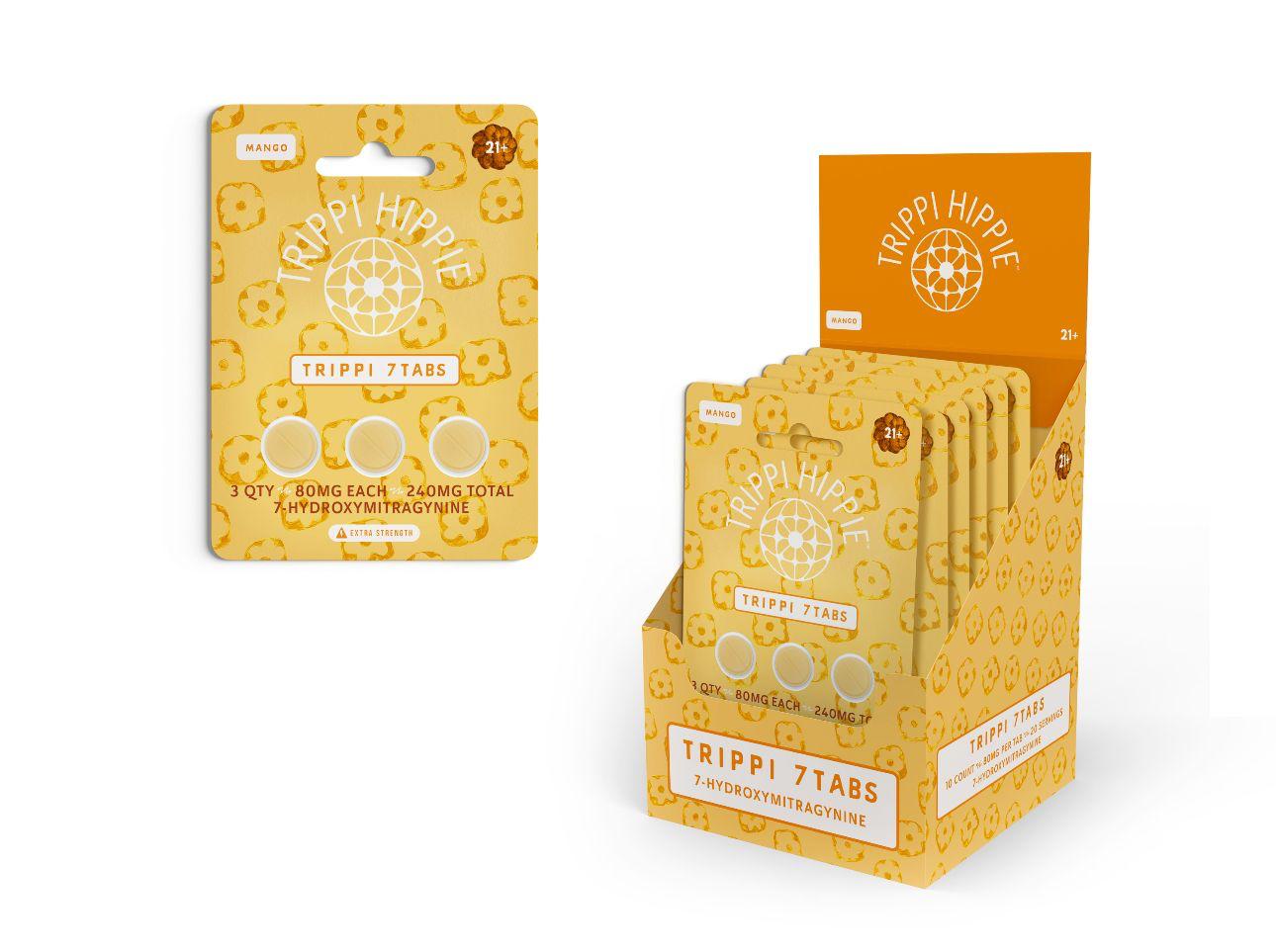 Trippi Hippie 7-OH - Mango -80B- 3CT - 10 PACK DISPLAY