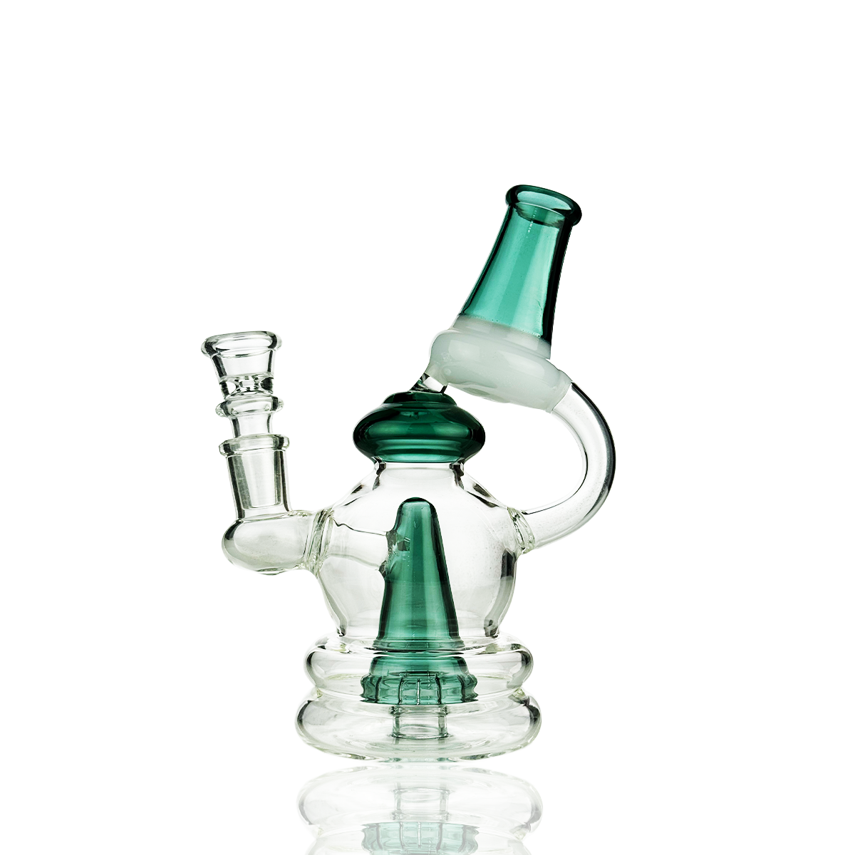 7" Recycler Water Pipe with 14mm Male Bowl