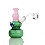 5.5" Rig with Double Sphere Design and Locket 14mm Banger