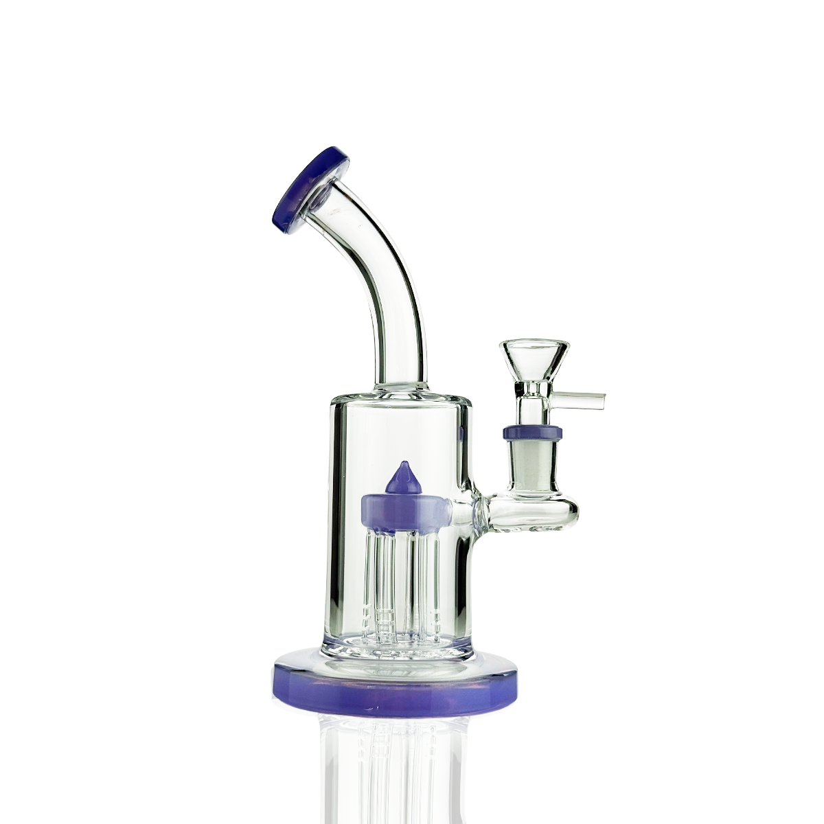 8" Tree Percolator Water Pipe with 14mm Male Bowl