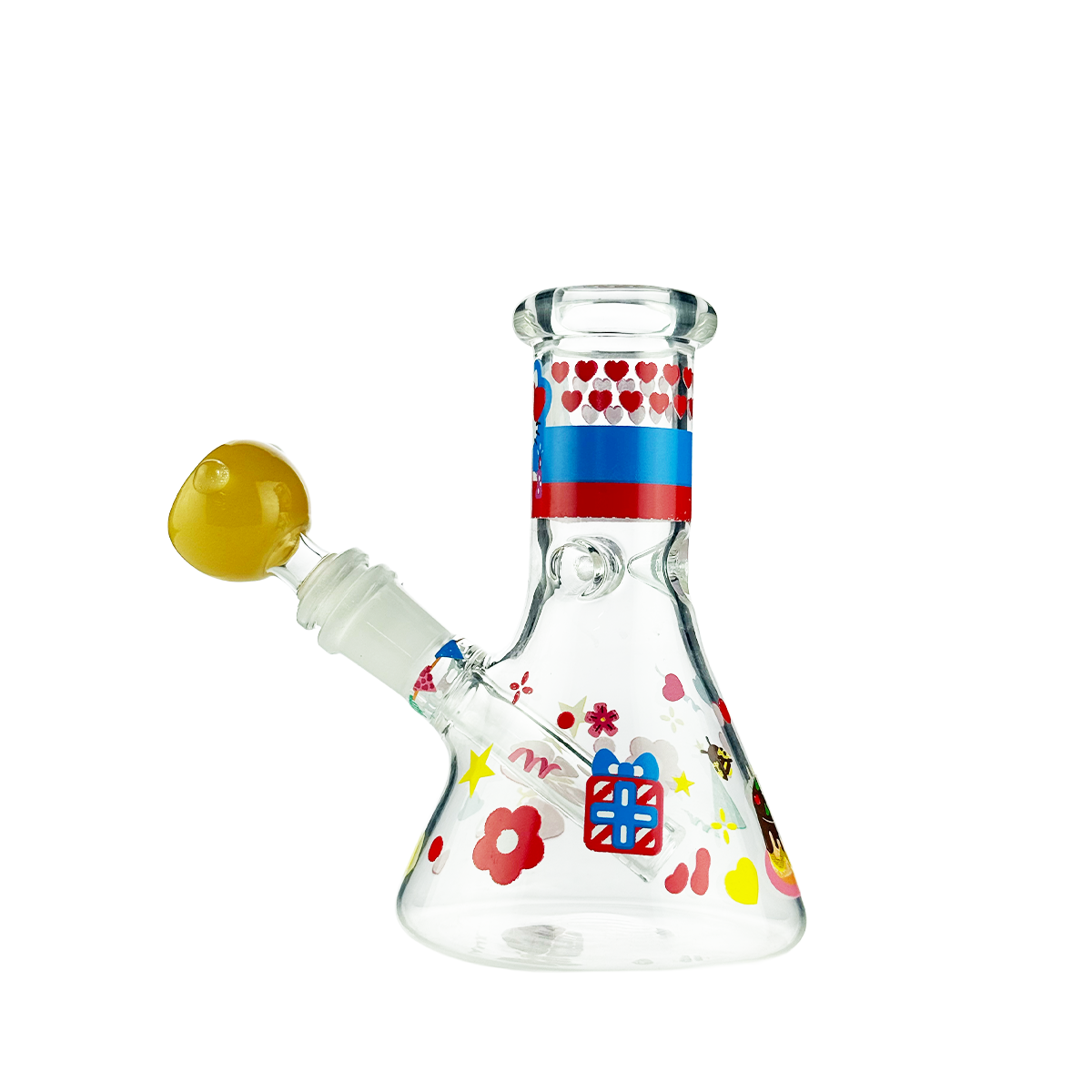 6" Beaker Bong with 14mm Male Bowl