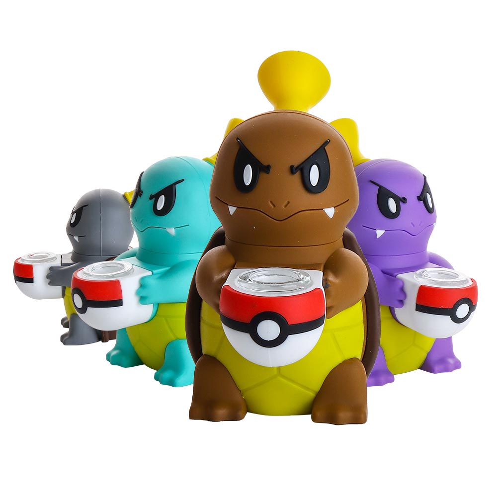 5" Silicone Water Pipe Turtle