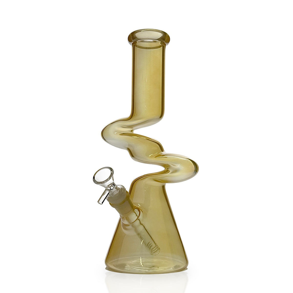 12" Zong Beaker Water Pipe Electro Pllated with 14mm Male Bowl