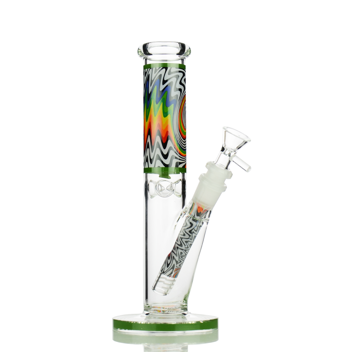 10" Straight Shooter WigWag Decal with 14mm Male Bowl