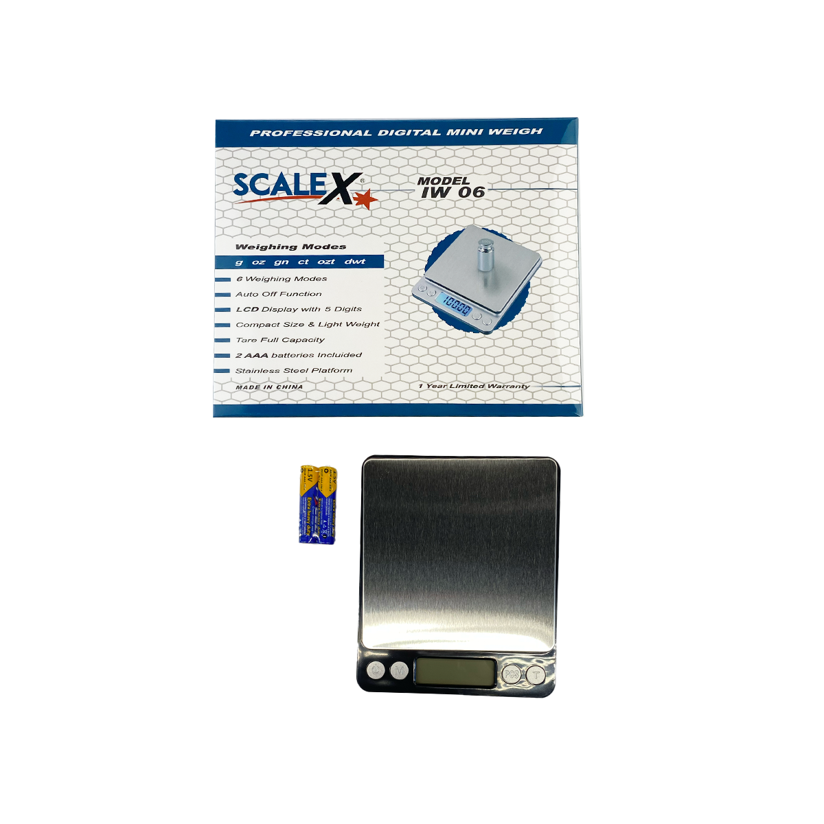 ScaleX IW06 Professional Digital Mini Weigh 2000 x 0.1g