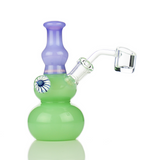 5.5" Rig with Double Sphere Design and Locket 14mm Banger