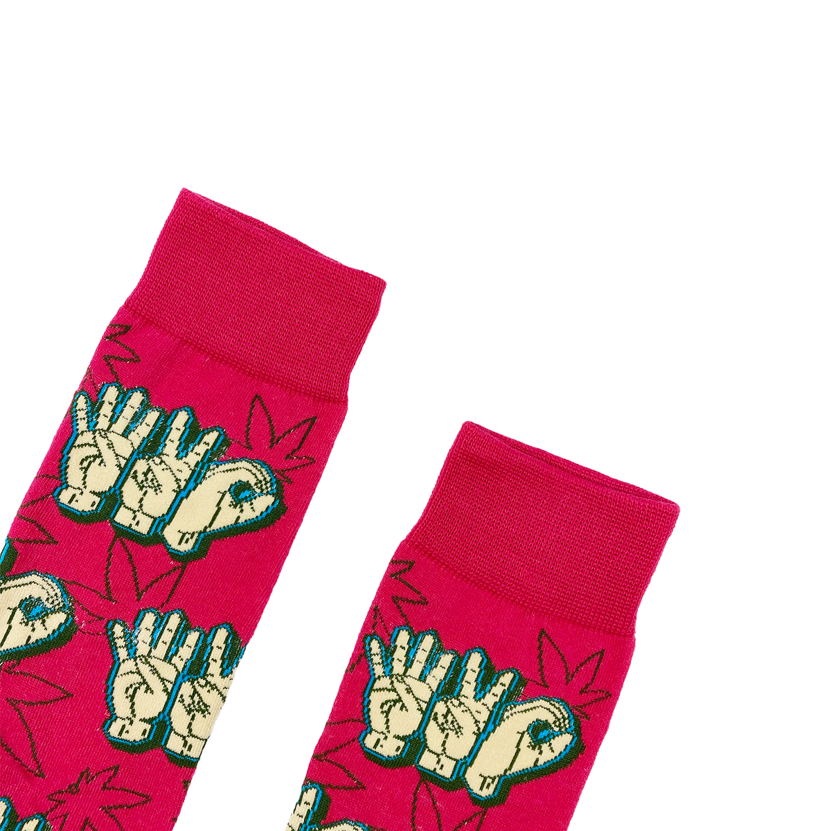 420 Socks Fits All, 70% Cotton, 25% Spandex, 5% Elastic