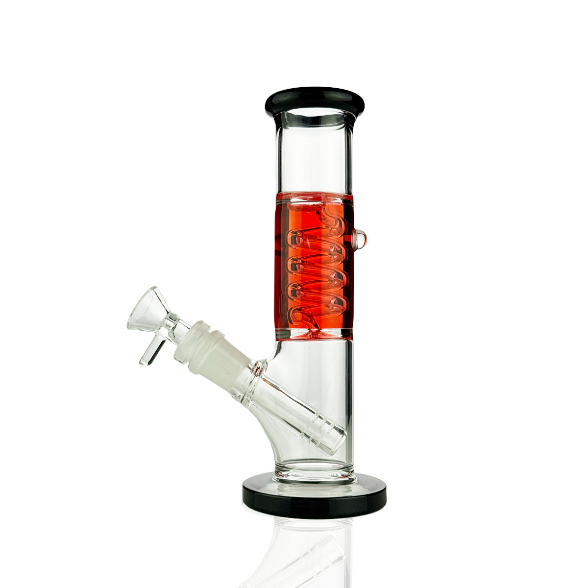 8" Glycerin Straight Shooter Water Pipe Bong | 14mm Male Bowl | Wholesale Glass