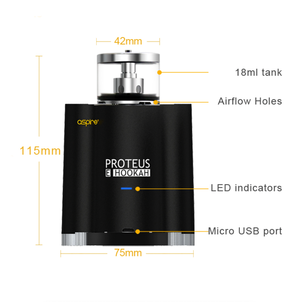 Aspire Proteus E-hookah