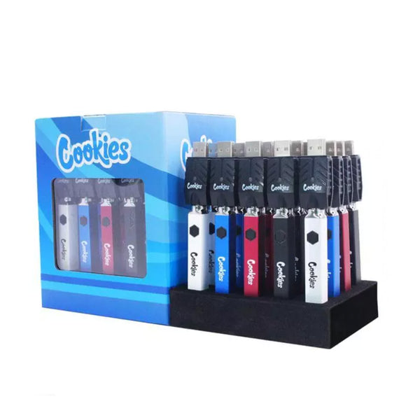 Cookies Vape Batteries Battery Display 900 MAH 20 CT