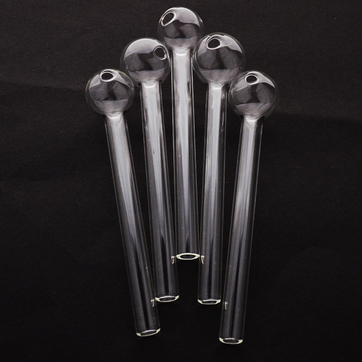 6" Clear Heavy Oil Pipe 20pcs Pack - LA Wholesale Kings