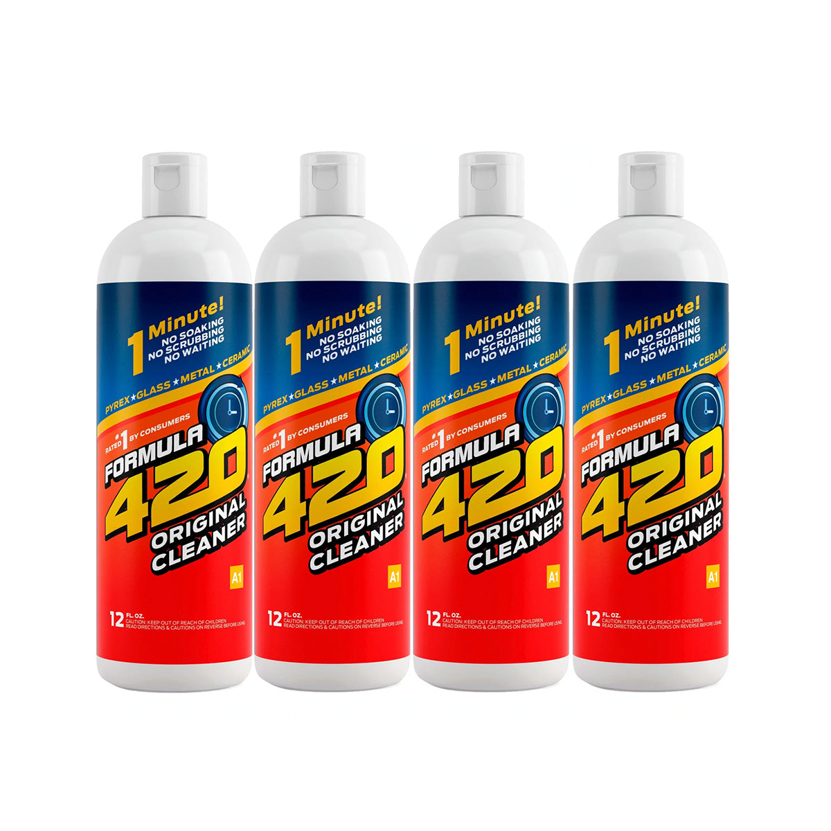 A1 - FORMULA 420 ORIGINAL CLEANER - 4 PACK - 12OZ - LA Wholesale Kings