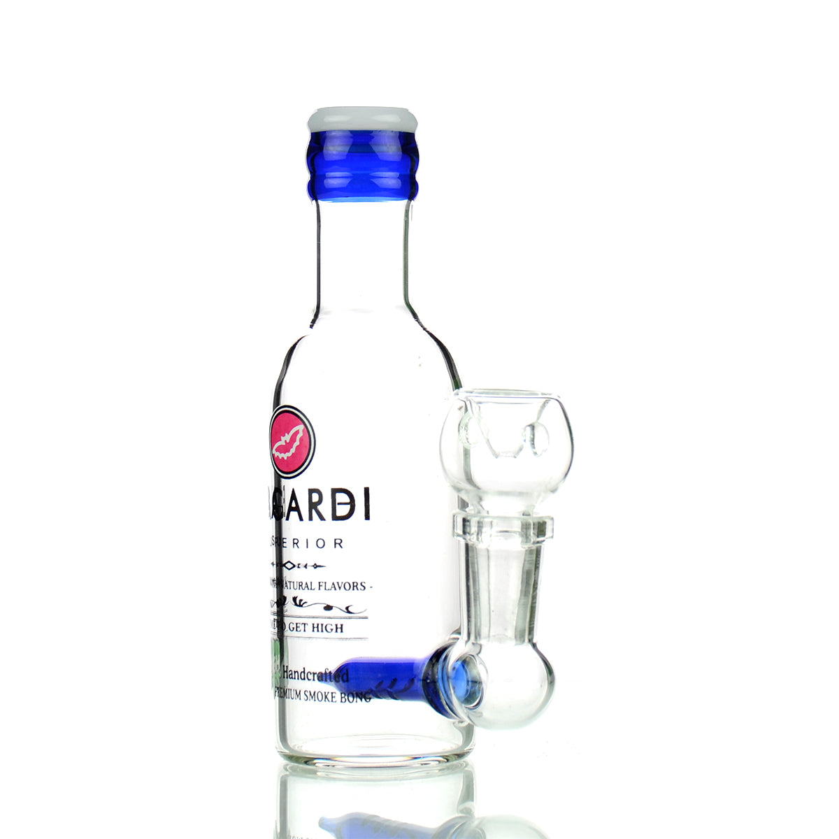 5" Bagardi Shot Liquor Bottle 14mm Male Bowl