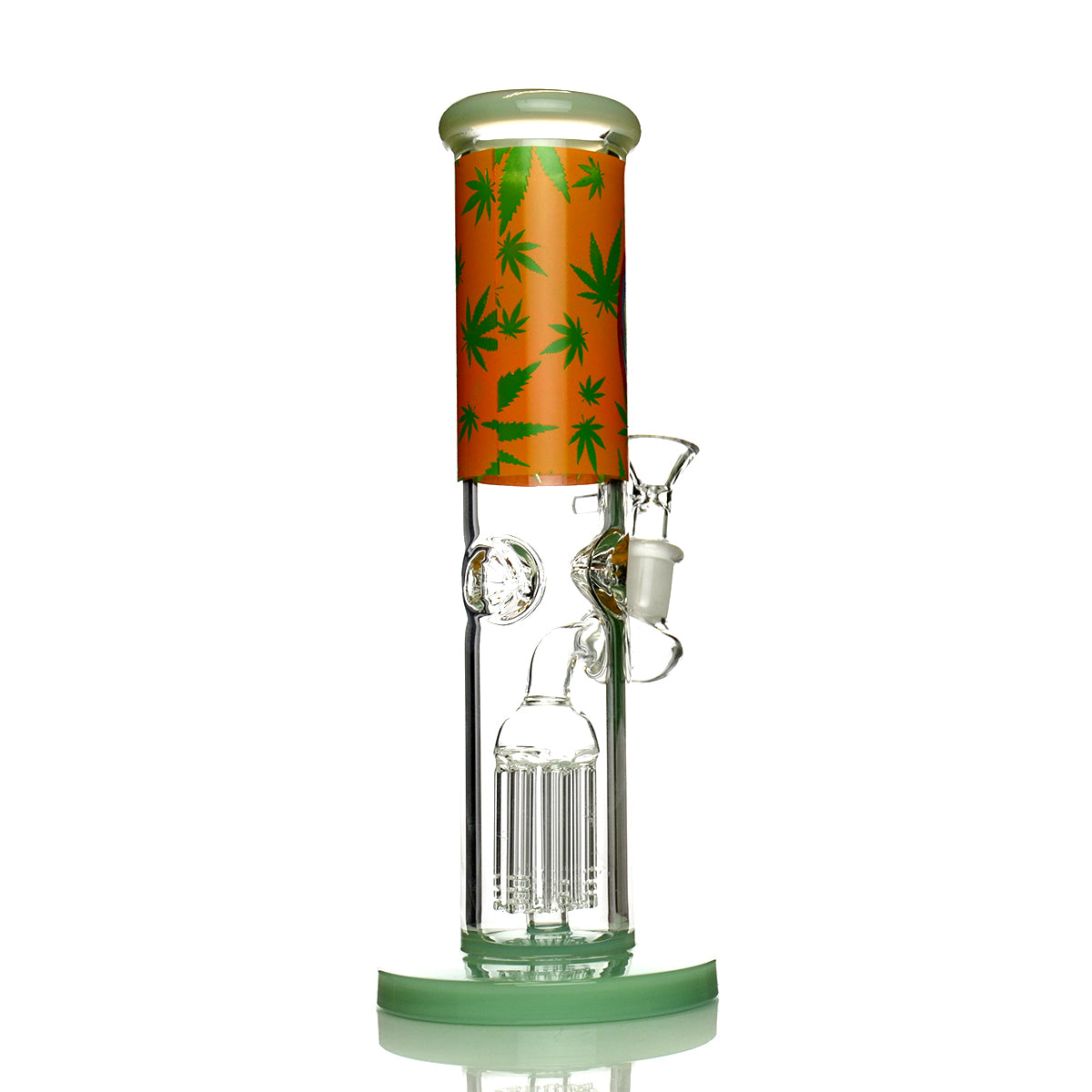 10" Freedom Liberty Straight Shooter with Tree Chamber and 14mm Male Bowl