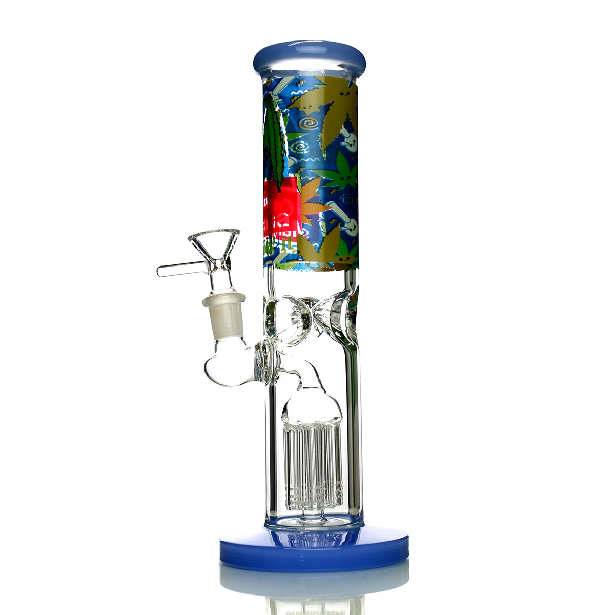 10" Organic Straight Shooter with Tree Chamber and 14mm Male Bowl