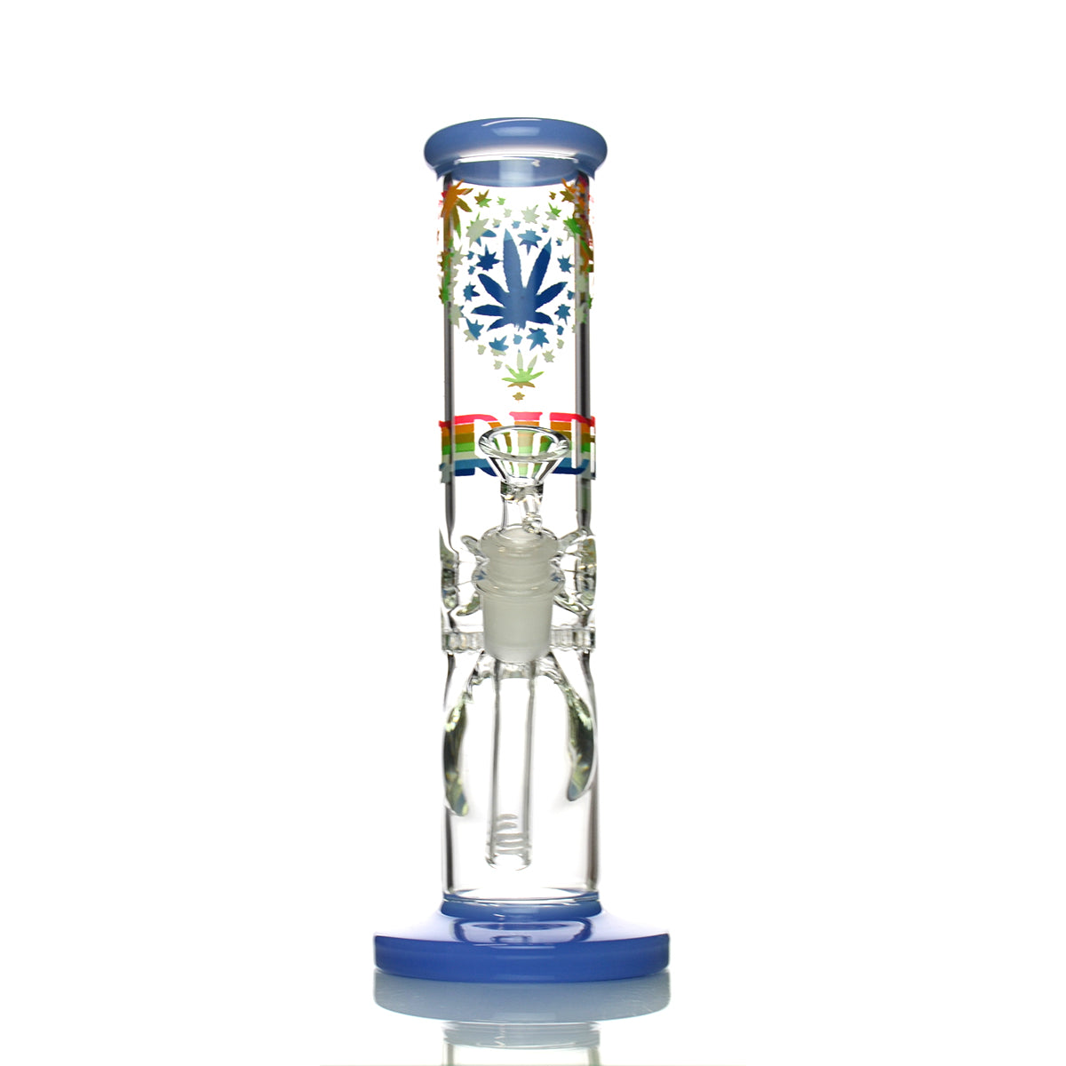 10" Pride Straight Shooter with Honeycomb and 14mm Male Bowl