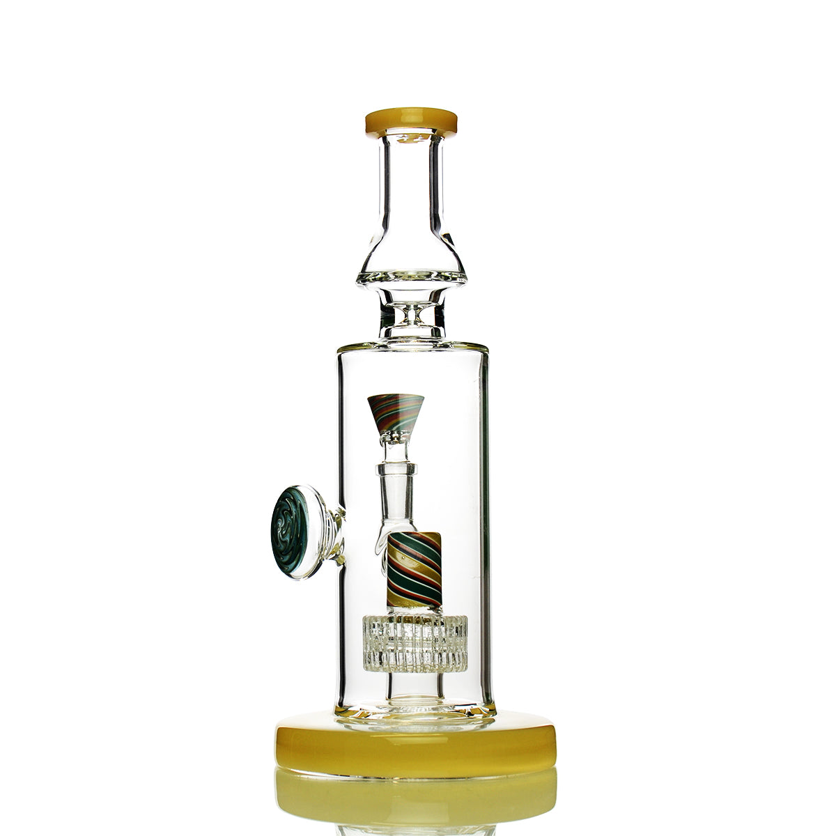 10" Reversal Design Water Pipe with Matrix Shower and 14mm Male Bowl