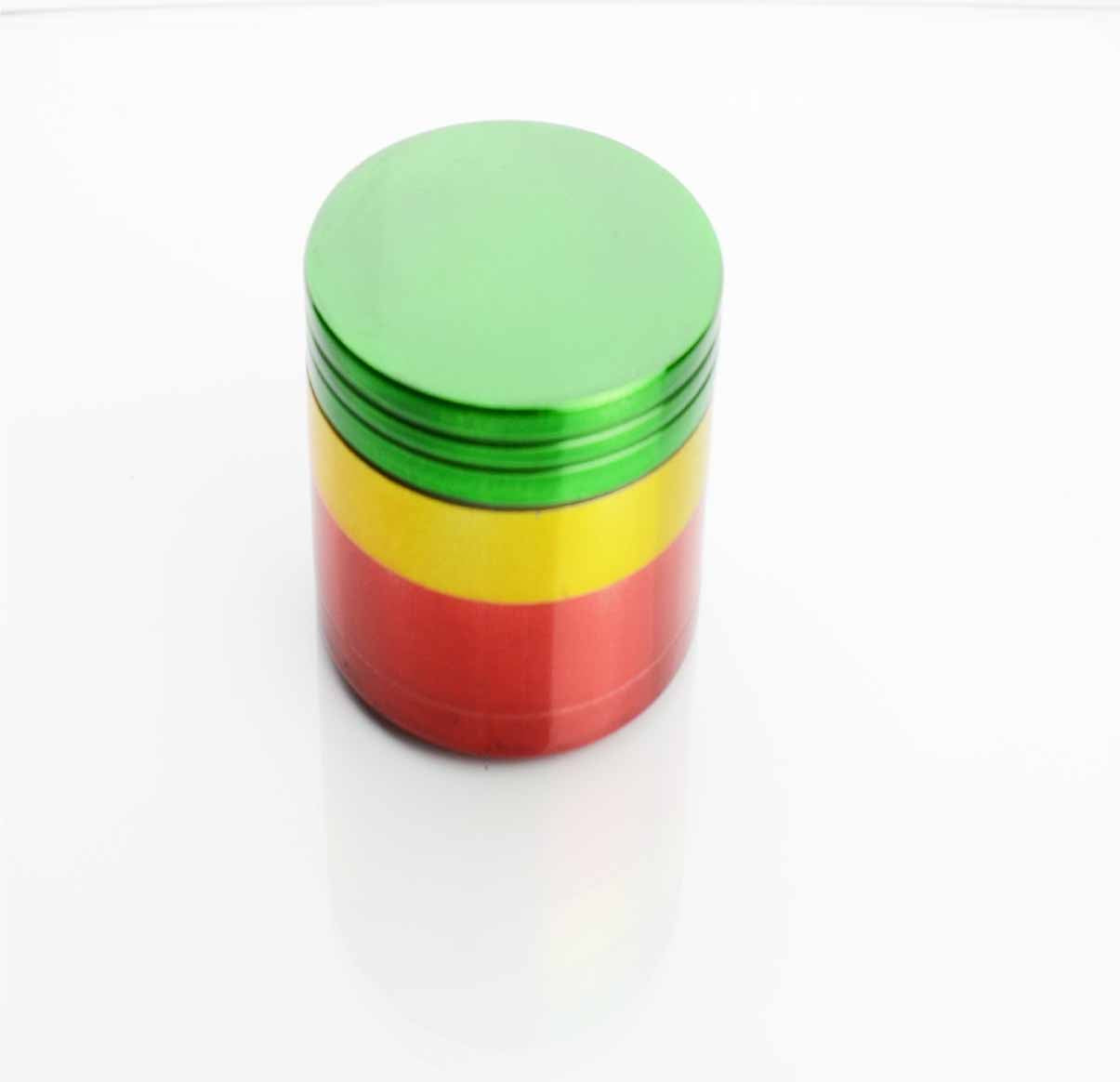 32MM Metal Rasta Colored Grinder - LA Wholesale Kings