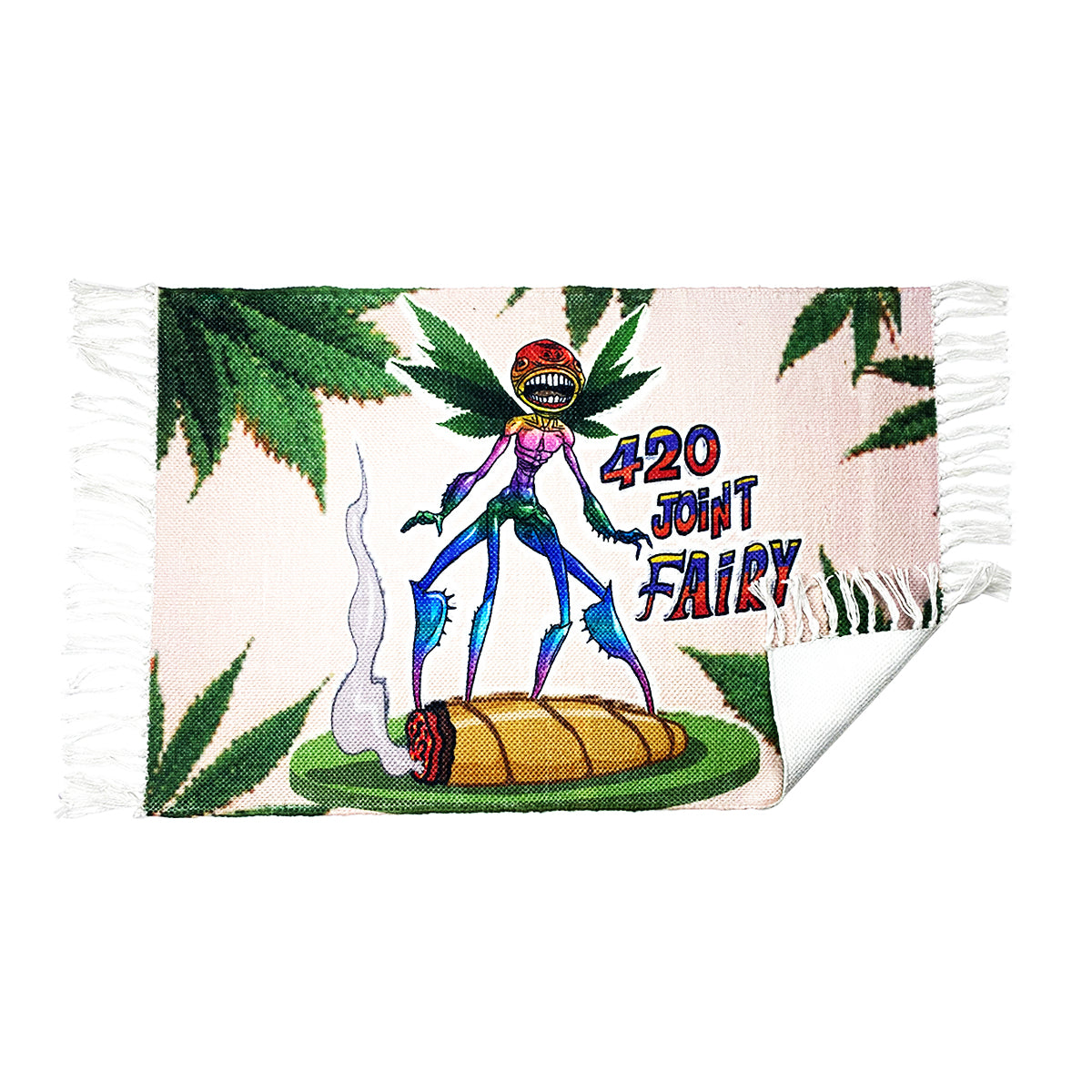 Handloom Printed 420 Joint Fairy Art Design Doormat Size 2ft x 3ft