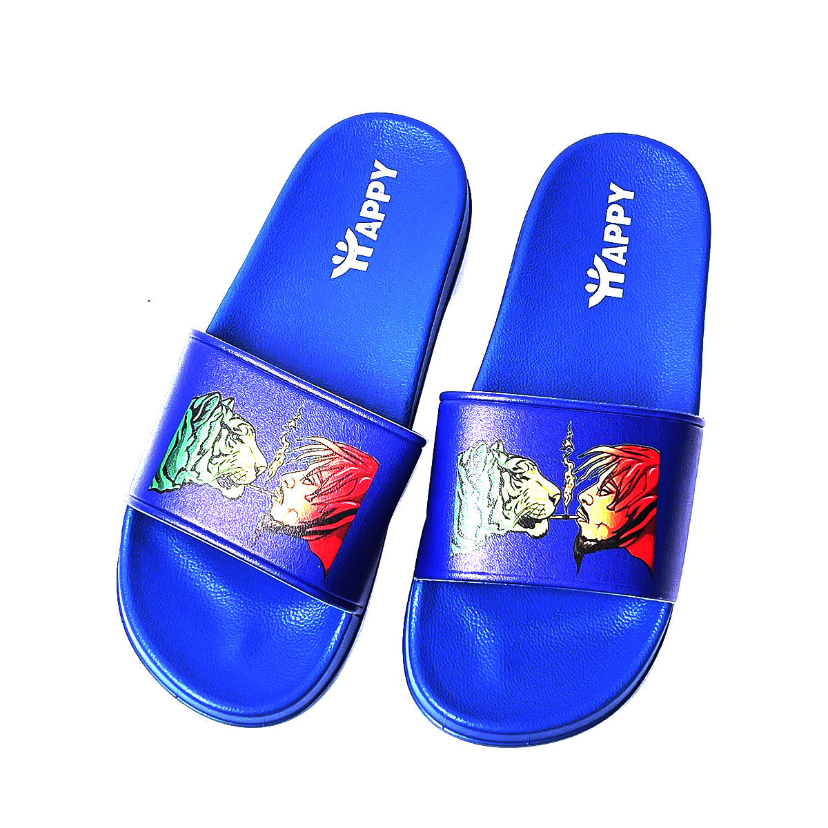 Tiger-Guy Print Slide Sandals - Pack of 4 Sizes - 7, 9, 11, 12