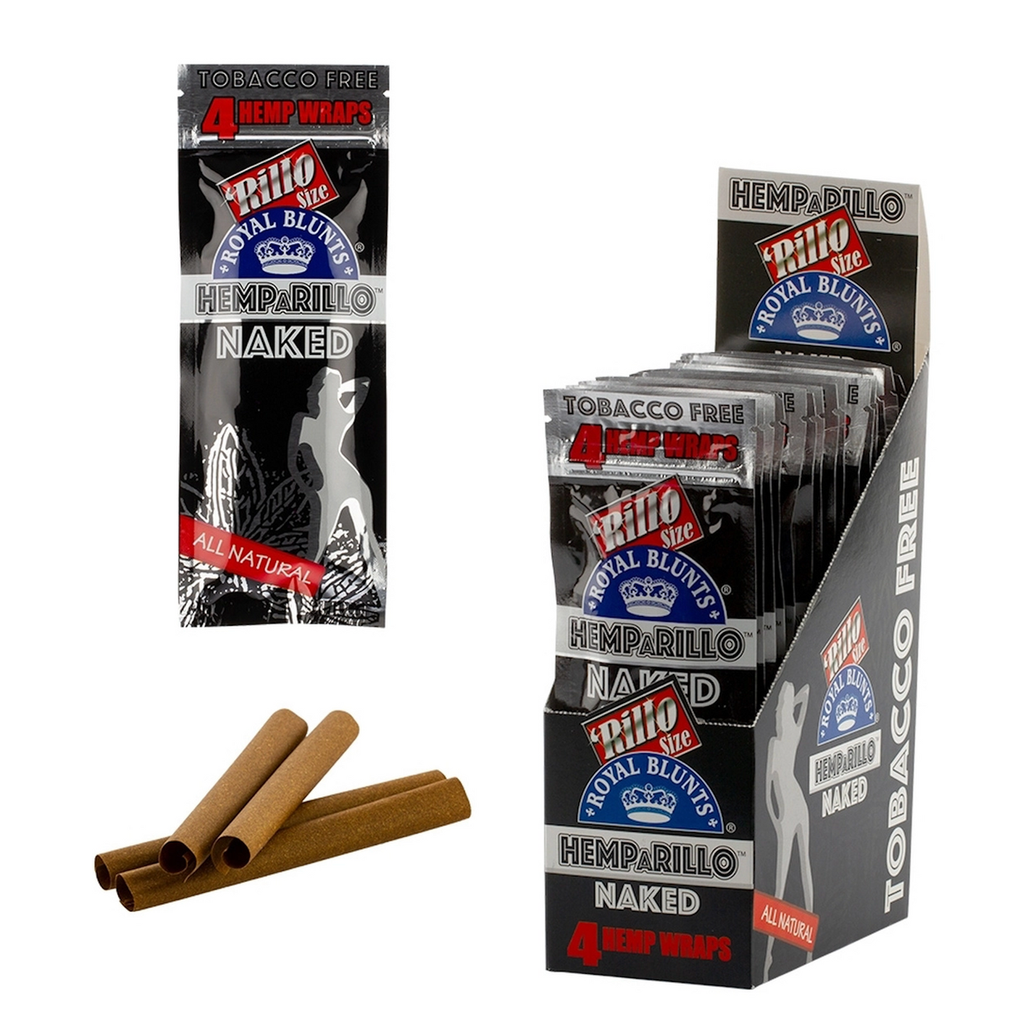 HEMPARILLO ROYAL BLUNTS NAKED TOBACCO FREE - LA Wholesale Kings