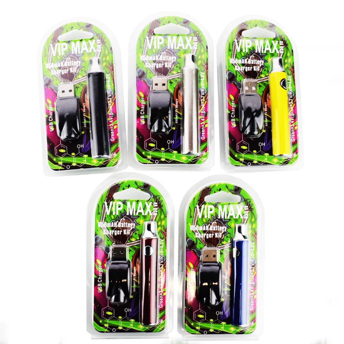 VIP MAX 650mAH Battery Charger Kit