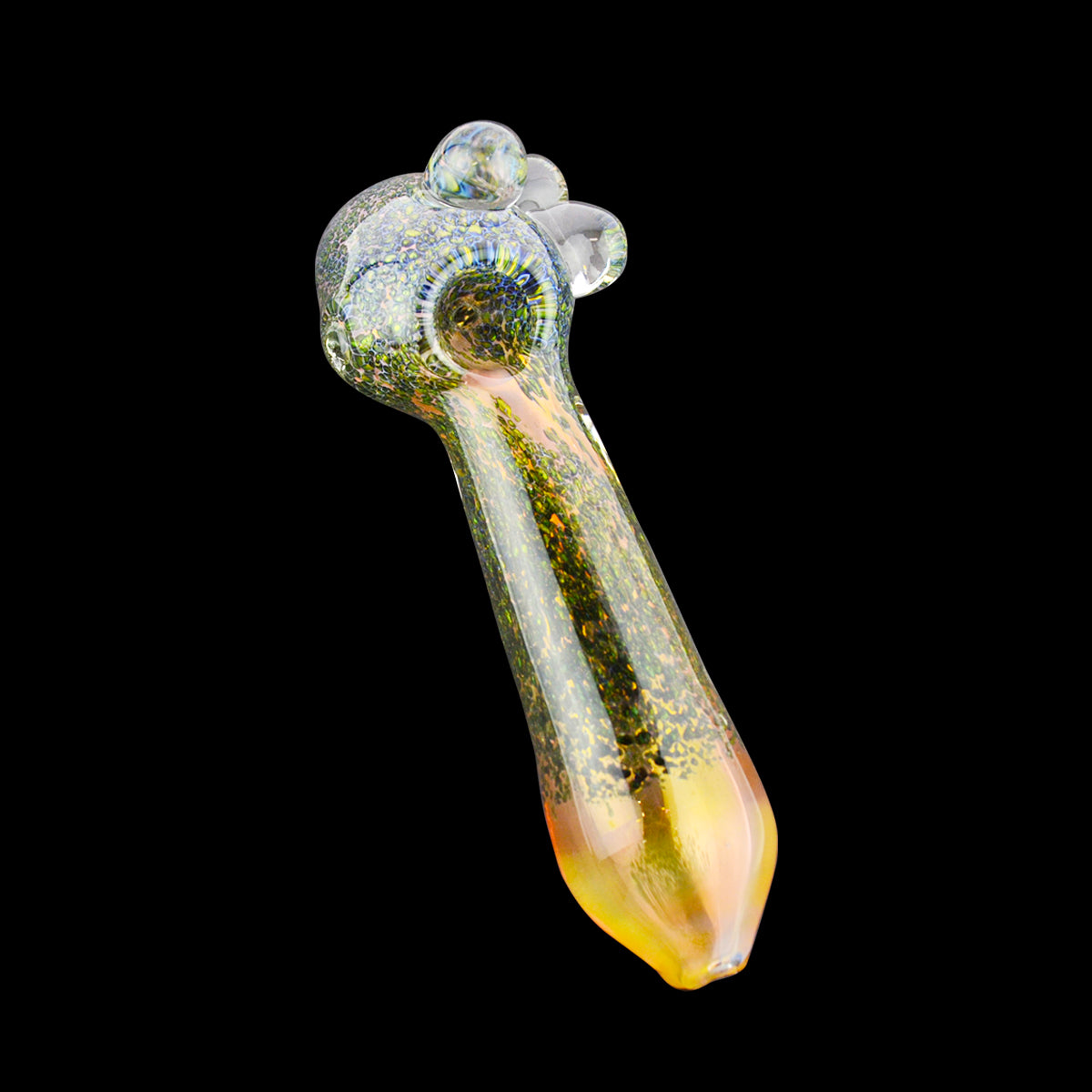 7" Dicro Frit Marble Hammer Spoon Hand Pipe 200g - LA Wholesale Kings