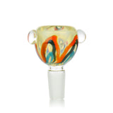 14mm Male Fume Glass Bowl Flower Design - LA Wholesale Kings