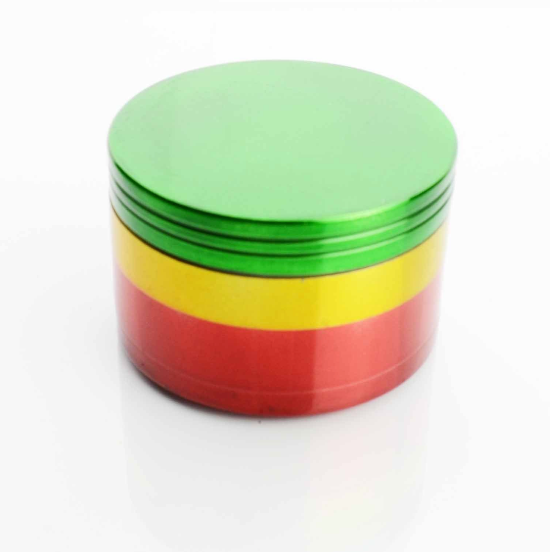 50mm Rasta Grinder 4 Parts - LA Wholesale Kings