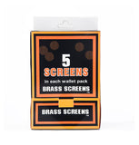 Brass Screen Five Screens in Each Wallet Pack 100 Wallet in Box