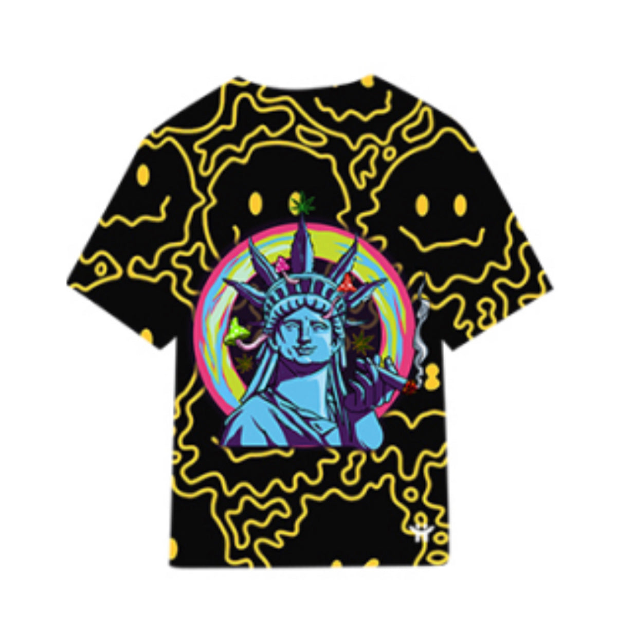 Liberty Polyester Short Sleeve T-Shirt Pack of 6 Units 1-S, 1-M, 1-L, 1-XL, 1-XXL, 1-XXXL