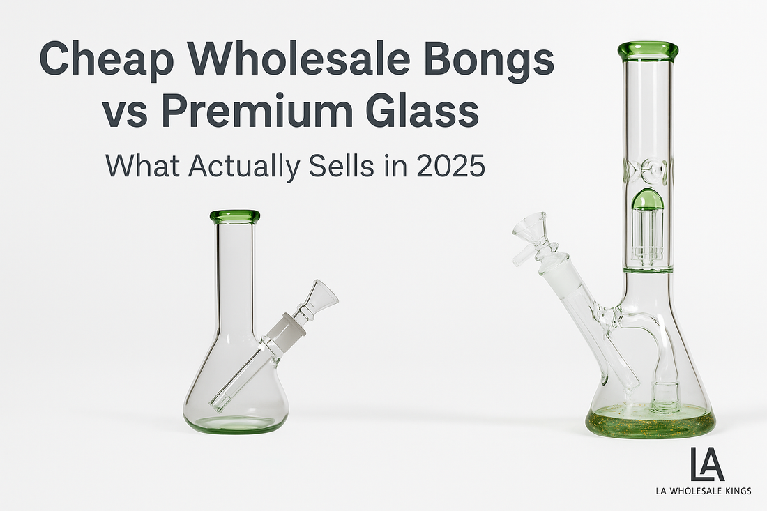 Cheap Wholesale Bongs vs. Premium Glass: What Actually Sells in 2025