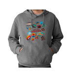 Let's Go Everywhere Hoodie Pack of 5 Sizes -- 1-M,1-L,1-XL,1-2XL,1-3XL