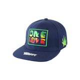 One Love Hat Embroidered Snapback
